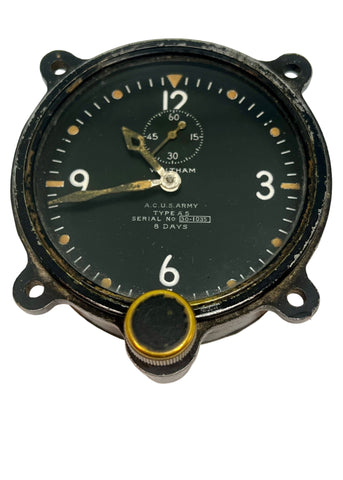 Waltham Type A-5 US Army Air Corps Aircraft Clock