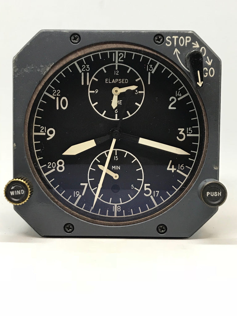 Vintage Jaeger LeCoultre ABU 1/A  Boeing Aircraft Clock